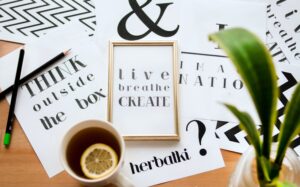 different kind of text formatted creative manner