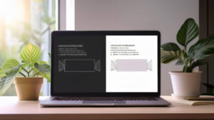 Side-by-side comparison of dark mode and light mode email designs, highlighting key differences in visibility, text contrast, and overall design for optimal user experience.